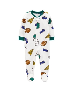 Флисовые пижамы с принтом для малышей и мальчиков (1 шт.), цвет Cars Carter`s