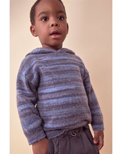 Толстовка с капюшоном цвета «космический дай» (3 мес 7 лет), синий Next