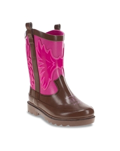 Водонепроницаемые резиновые сапоги для девочек Western Cowgirl, розовый Western chief