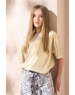 Футболка Luna джерси, золотой Angel & rocket