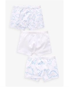Нежные к коже трусы, 3 шт (1,5 12 лет), синий Next