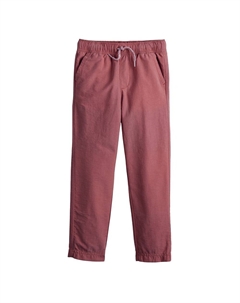 Брюки-чиносы с эластичным поясом для мальчиков 4–12 лет, цвет Burgundy Jumping beans