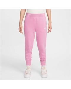 Флисовые брюки приталенного кроя с высокой талией для девочек 7–16 лет Sportswear Club, розовый Nike