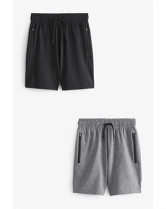 Легкие спортивные шорты, 2 предмета, черный/серый Next
