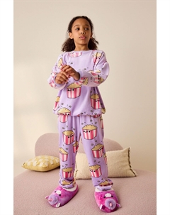 Уютная флисовая пижама (3 16 лет), фиолетовый Next