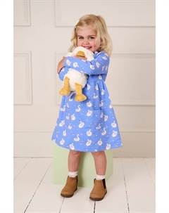 Платье с пуговицами спереди, синий Jojo maman bébé