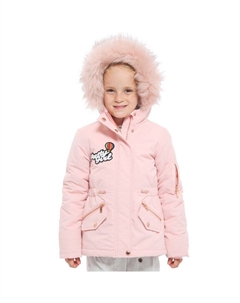 Утепленная парка-куртка для девочек, пальто, цвет Daylily Pink Rokka&rolla