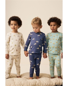 Пижама Snuggle из 100% хлопка, 3 шт в упаковке, мультиколор Next