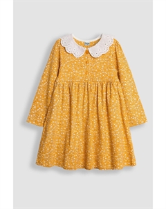 Платье с цветочным воротником шторой, желтый Jojo maman bébé