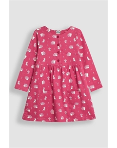 Платье с пуговицами спереди, розовый Jojo maman bébé