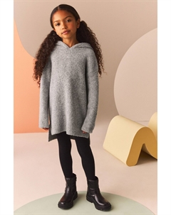 Платье джемпер с капюшоном (3 16 лет), серый Next
