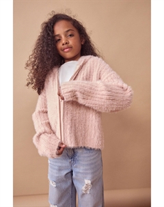 Пушистая толстовка с капюшоном (3 16 лет), розовый Next