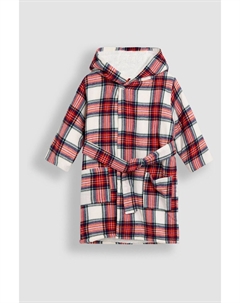 Уютный халат в клетку, красный Jojo maman bébé
