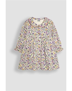 Платье рубашка из вельвета, сиреневый Jojo maman bébé