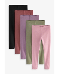 Леггинсы в рубчик, 5 пар (3 16 лет), мультиколор Next