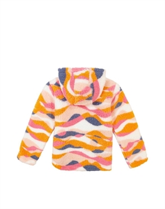 Берберская флисовая толстовка на молнии с принтом для девочек 7–16 лет, цвет Sachet Pink Roxy