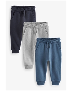 Мягкие джоггеры, 3 пары (3 мес 7 лет), синий Next