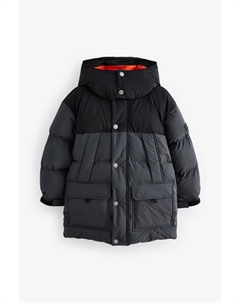 Премиум пуховик с наполнителем (3 17 лет), черный Next