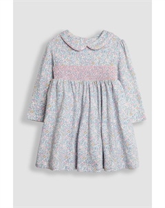 Платье Питер Пэн с мелким цветочным принтом и сборками, розовый Jojo maman bébé