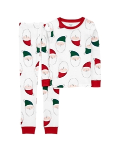 Плотные пижамы для мальчиков из 2 предметов из 100 % хлопка, цвет Santa Carter`s