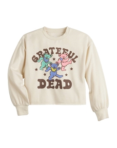 Укороченный свитшот Grateful Dead Dancing Bears для девочек 7–16 лет, цвет Tan Licensed character