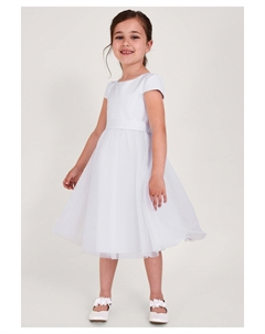 Платье подружки невесты из тюля, белый Monsoon