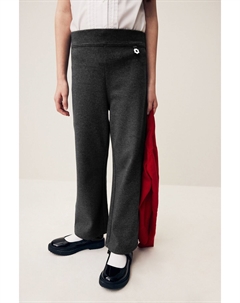 Укороченные школьные брюки из трикотажной ткани с высоким содержанием хлопка, 2 шт в упаковке (3 17 лет), серый Next