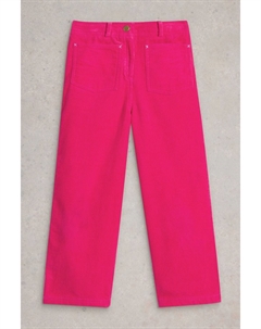 Брюки из вельвета, 100% хлопок, розовый White stuff