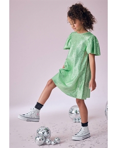 Платье для вечеринки с рукавами «ангел» (3 16 лет), зеленый Next