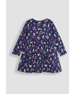 Платье с пуговицами спереди, синий Jojo maman bébé