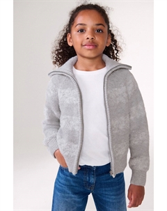 Кардиган на молнии, серый Next