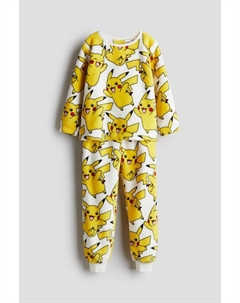 Велюровая пижама, белый H&m