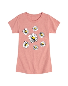 Футболка с ромашками для девочек 7–16 лет, розовый Licensed character
