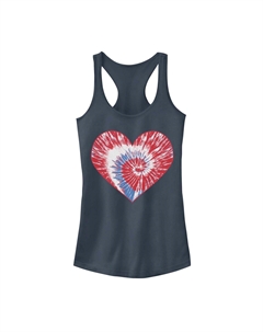 Юниорская майка Tie Dye Heart Racerback Unbranded