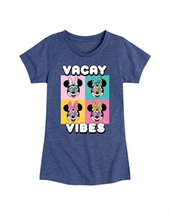 Футболка с рисунком «Минни Маус» Disney's для девочек 7–16 лет Vacay Vibes, синий Licensed character