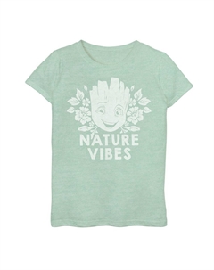 Футболка с рисунком «Groot Nature Vibes» для девочек 7–16 лет « Guardians Of The Galaxy», цвет Mint Marvel