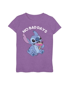 Футболка с рисунком Lilo & Stitch No Bad Days Stitch для девочек, цвет Purple Berry Licensed character