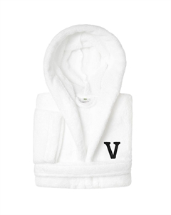 Домашний текстиль Linum, детский суперплюшевый халат с капюшоном и индивидуальной вышивкой, с двойной щеткой, V Linum home textiles