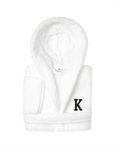 Домашний текстиль Linum, детский суперплюшевый халат с капюшоном и индивидуальной вышивкой, с двойной щеткой, K Linum home textiles