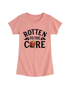 Футболка с рисунком «Rotten To The Core» для девочек 7–16 лет 's Descendants, розовый Disney