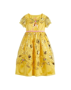 Ночная рубашка Белль для маленькой девочки из мультфильма «Красавица и чудовище» Диснея, желтый Licensed character