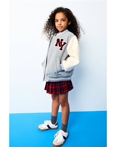 Куртка бомбер с шерстью (3 16 лет), серый Next