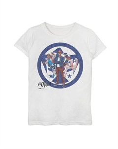Футболка с рисунком Rising Secret Warriors Patriot для девочек 7–16 лет, белый Marvel