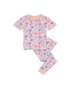 Для девочек: супермягкий облегающий пижамный комплект из 2 предметов из джерси - для малышей, мультиколор Sleep on it