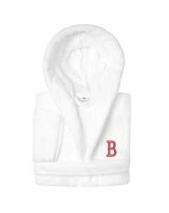 Домашний текстиль Linum, детский суперплюшевый халат с капюшоном и индивидуальной вышивкой, с двойной щеткой, B Linum home textiles