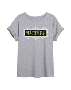 Детская струящаяся футболка Beetlejuice, серый Licensed character