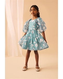 Выпускное платье Fleurir из органзы с турмалином, синий Laura ashley