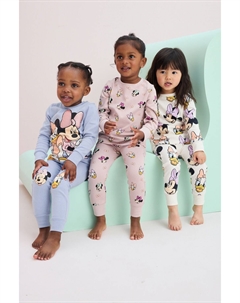 Комплект пижам, 3 комплекта, розовый/голубой/белый Next