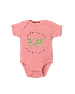 Детское боди What A Wonderful World, цвет Mauve The juniper shop