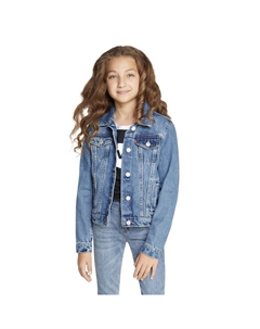 Джинсовая куртка Trucker для девочек 7–16 лет, цвет Medium Wash Levi's®